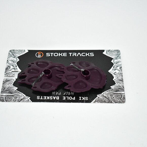 Stoke Tracks Wolf | Lion | Bear | Fox Ski Pole Baskets – NWT Brand: Stoke Tracks - Picture 2 of 3